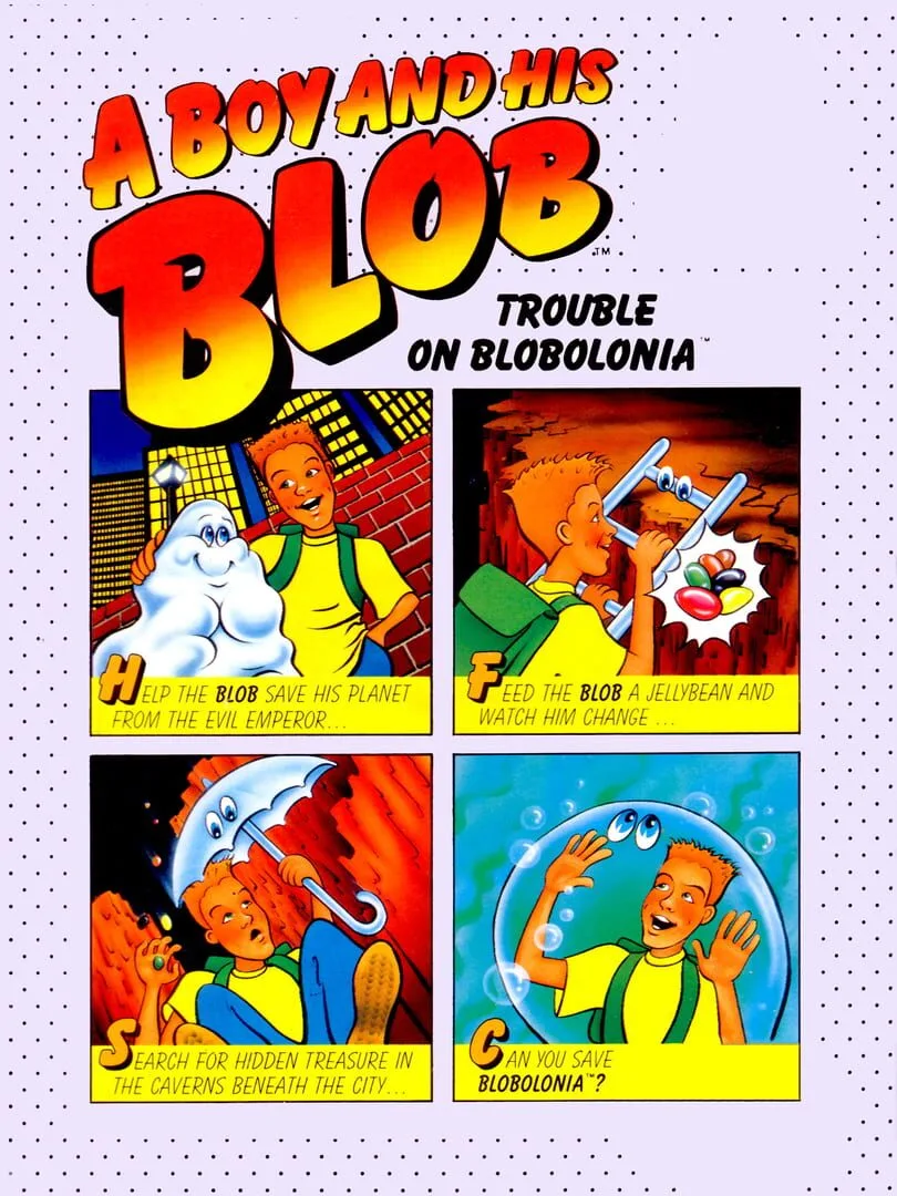 A Boy and His Blob: Trouble on Blobolonia — cover