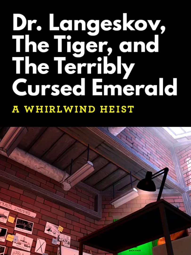 Dr. Langeskov, The Tiger, and The Terribly Cursed Emerald: A Whirlwind Heist — cover