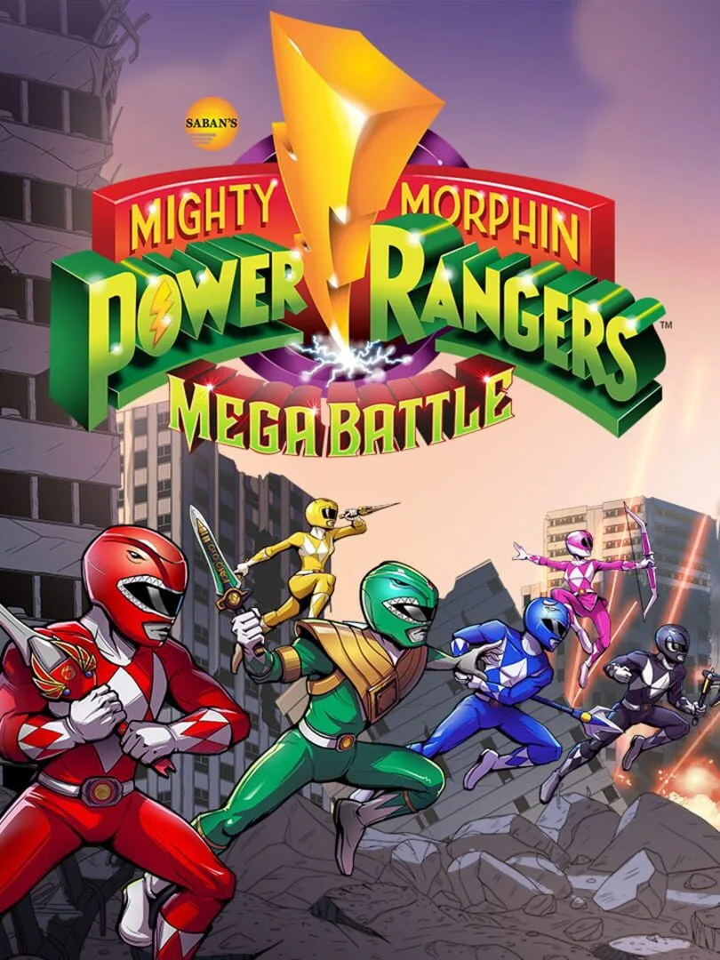 Saban's Mighty Morphin Power Rangers: Mega Battle — cover
