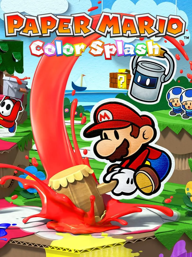 Paper Mario: Color Splash — cover