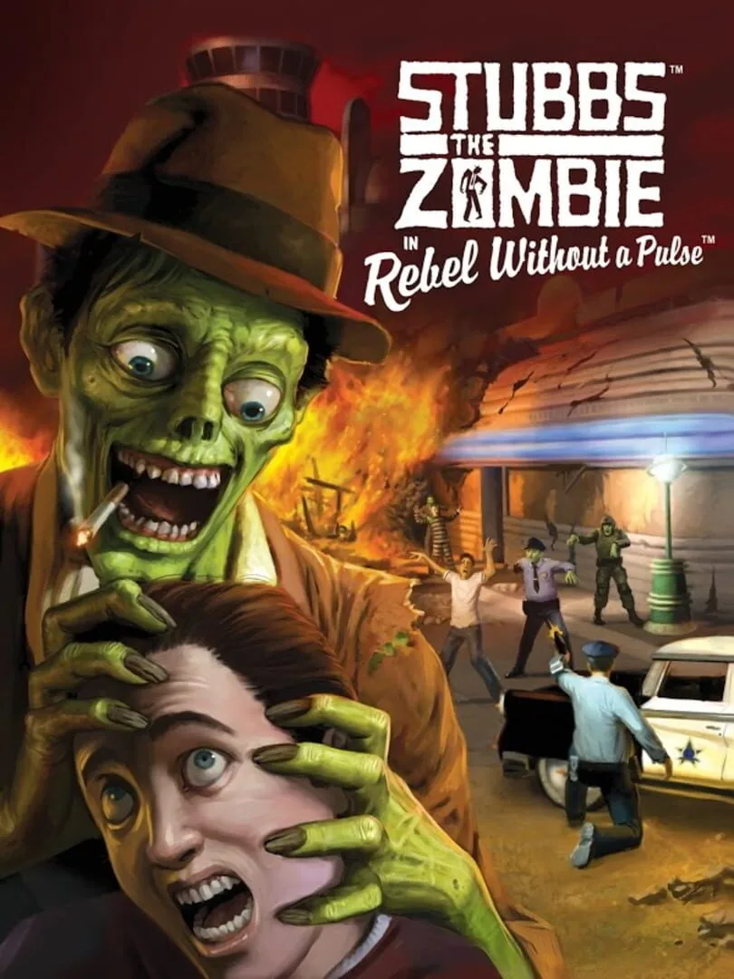 Stubbs the Zombie in Rebel Without a Pulse — cover