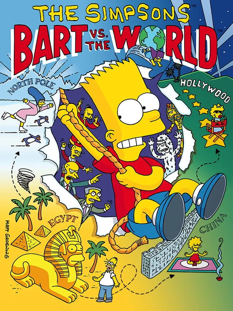 The Simpsons: Bart vs. the World — cover