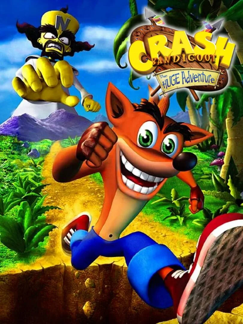 Crash Bandicoot: The Huge Adventure — cover