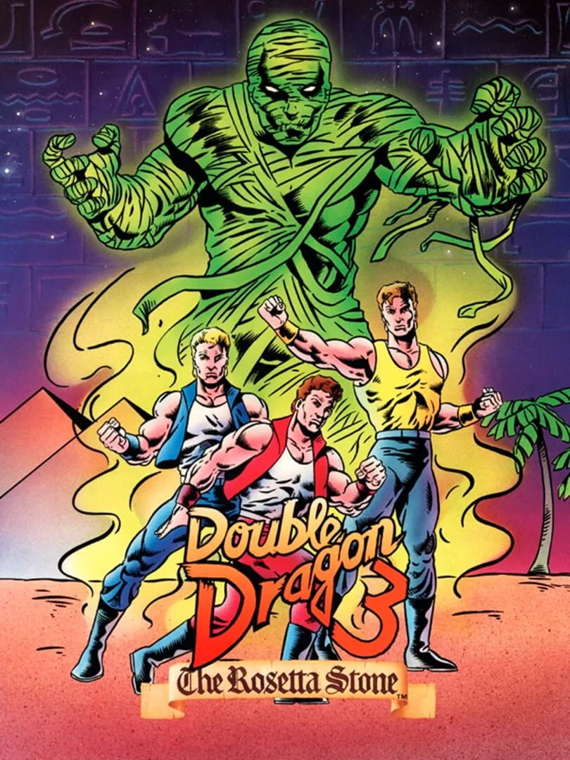 Double Dragon 3: The Rosetta Stone — cover