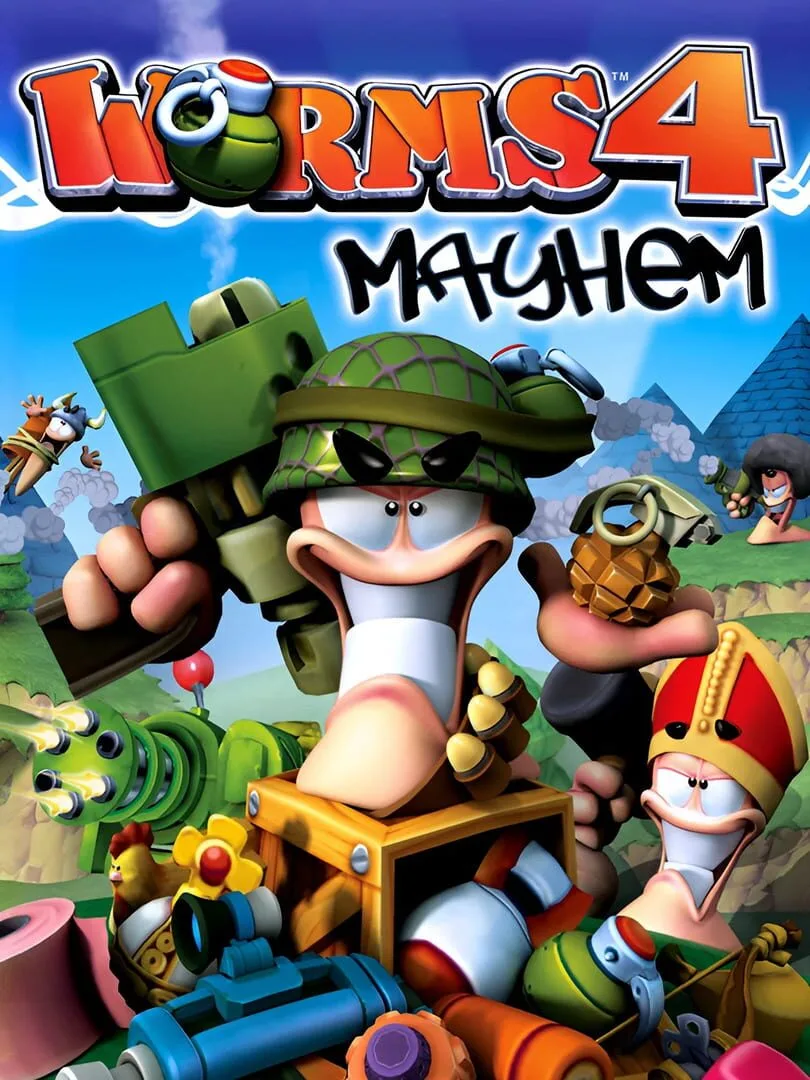 Worms 4: Mayhem — cover