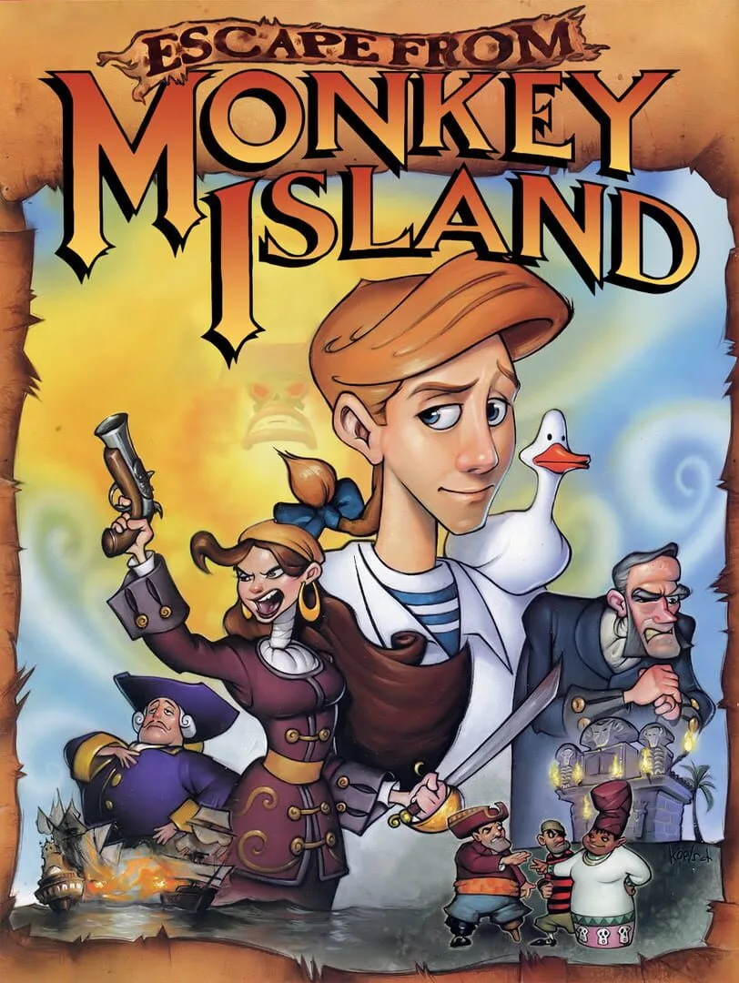 Escape from Monkey Island — cover