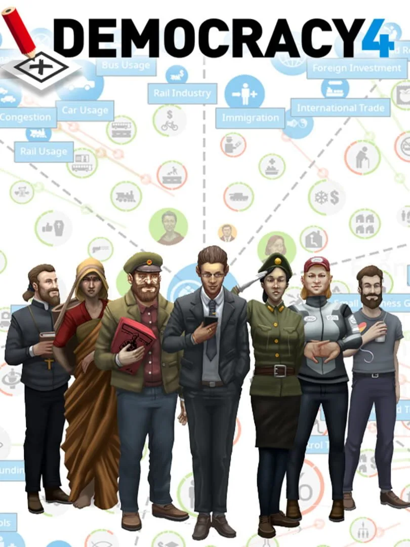 Democracy 4 — cover