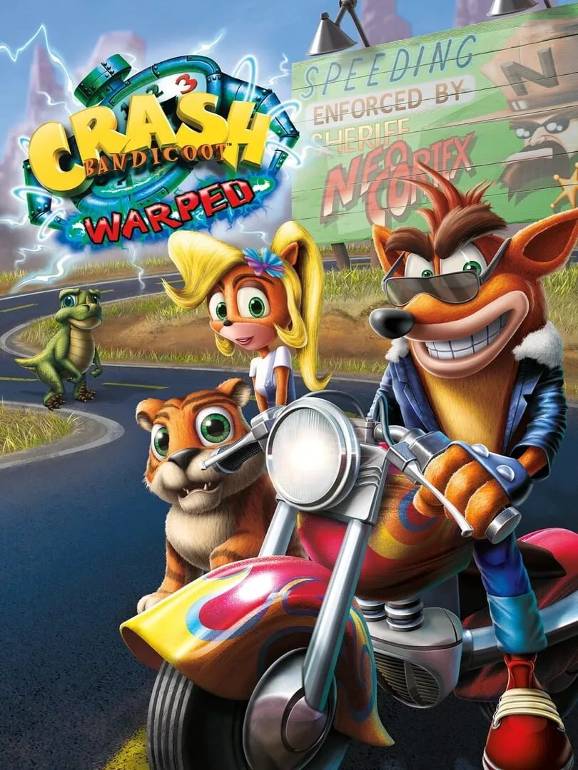 Crash Bandicoot: Warped — cover