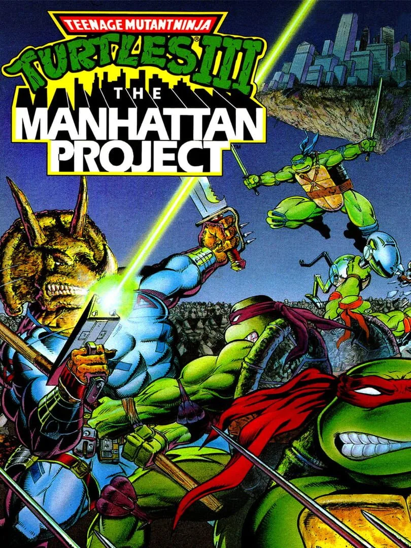 Teenage Mutant Ninja Turtles III: The Manhattan Project — couverture
