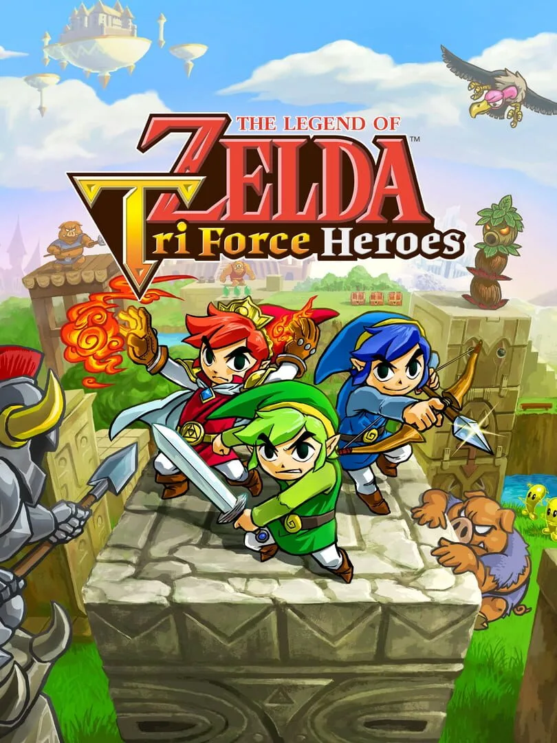 The Legend of Zelda: Tri Force Heroes — couverture