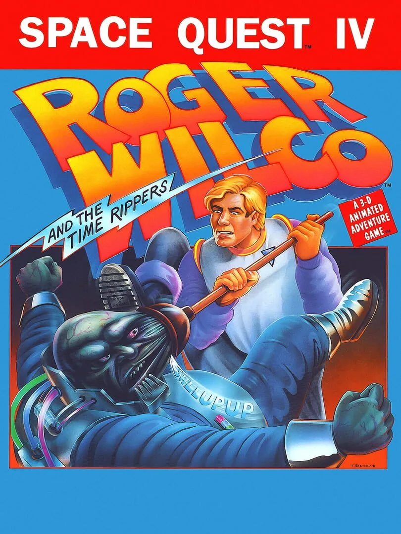 Space Quest IV: Roger Wilco and the Time Rippers — cover