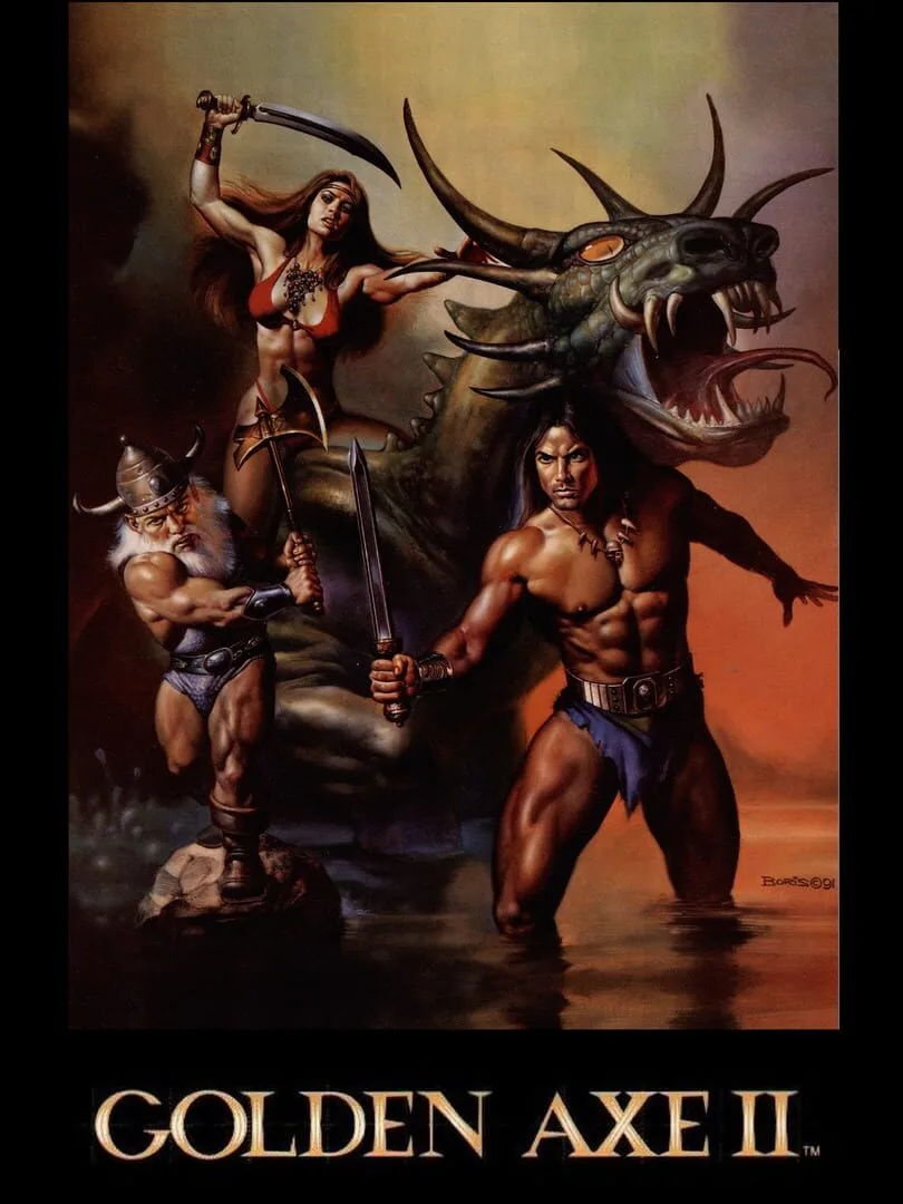 Golden Axe II — couverture