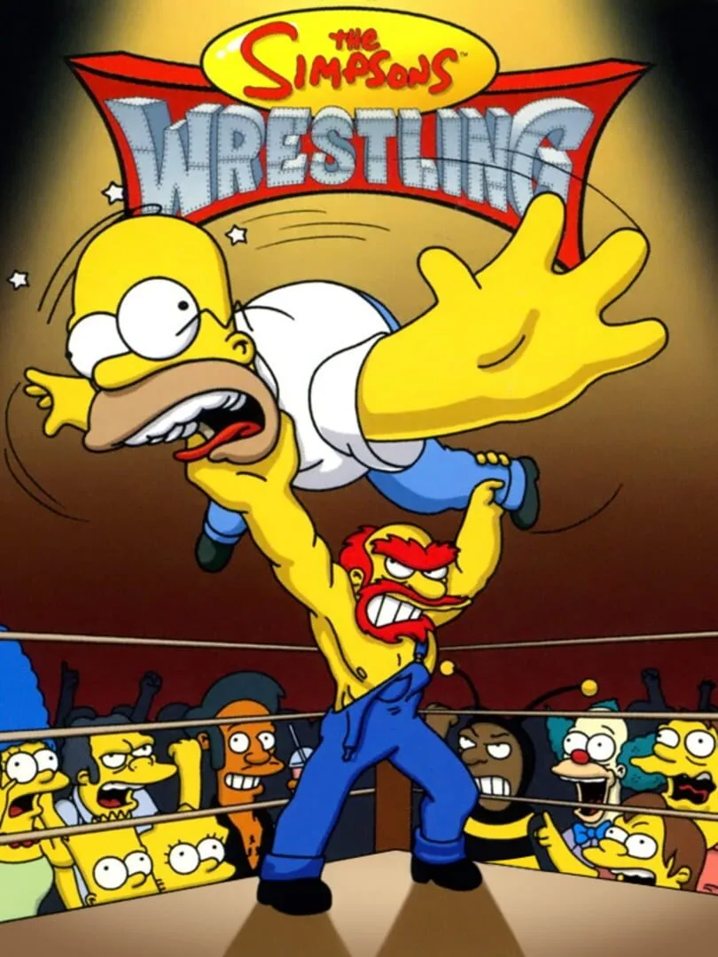 The Simpsons Wrestling — couverture