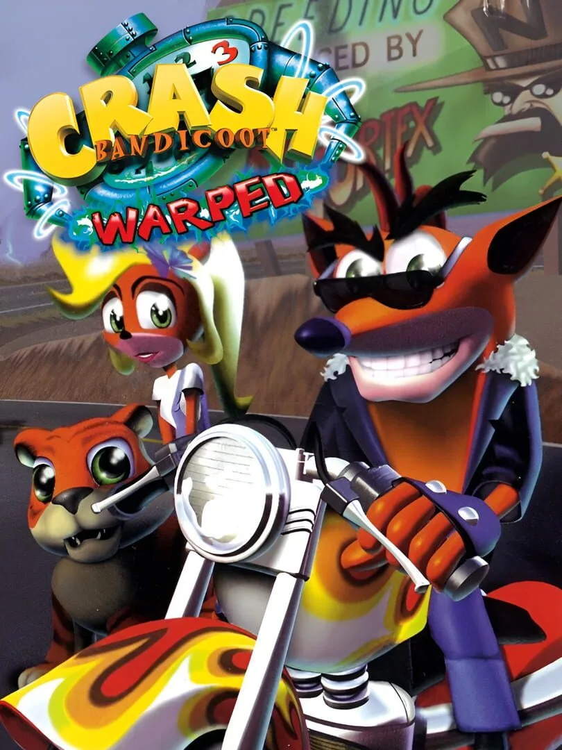 Crash Bandicoot: Warped — cover
