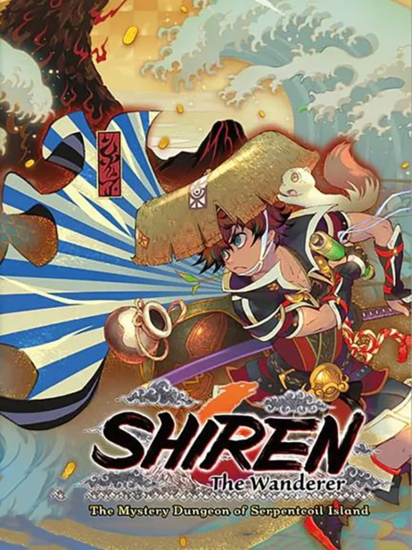 Shiren the Wanderer: The Mystery Dungeon of Serpentcoil Island — couverture