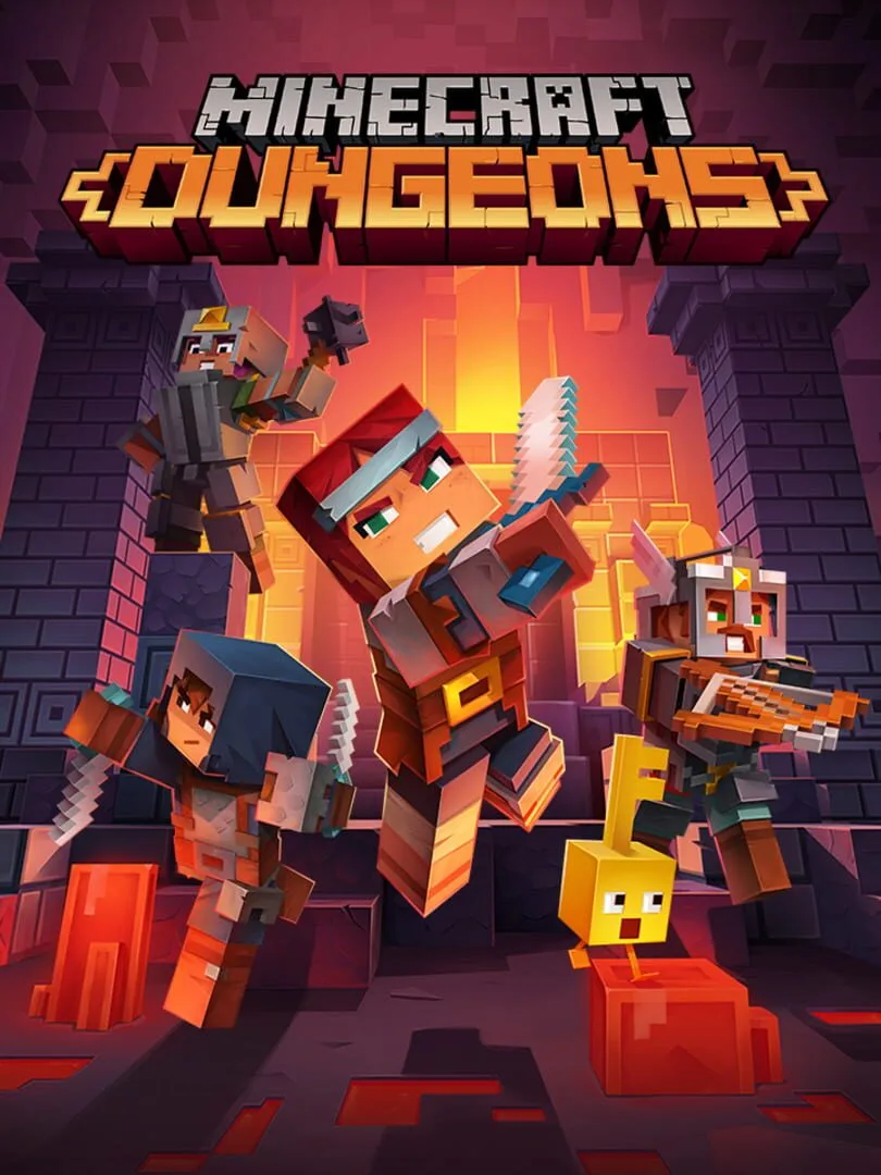 Minecraft Dungeons — couverture