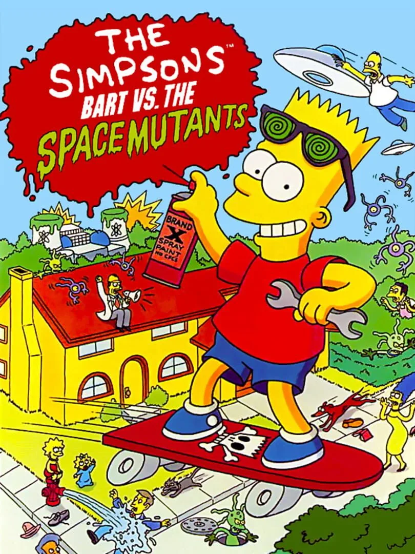 The Simpsons: Bart vs. The Space Mutants — cover