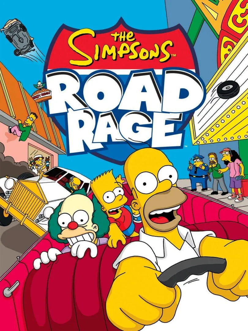 The Simpsons: Road Rage — cover
